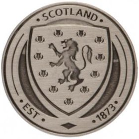 Scottish FA Antique Silver Crest Badge