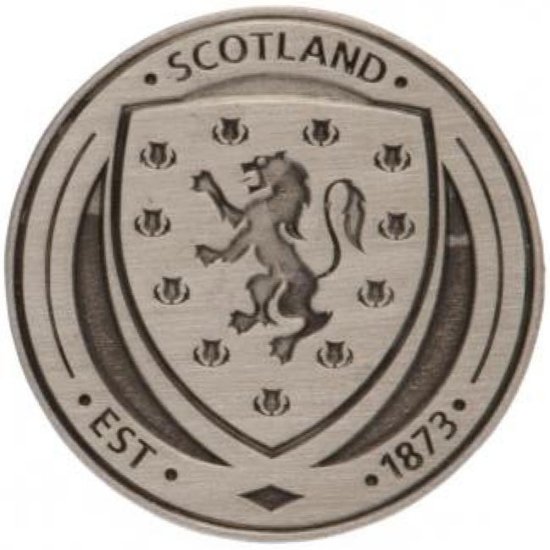 (image for) Scottish FA Antique Silver Crest Badge