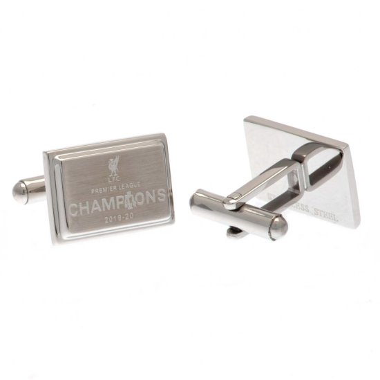 (image for) Liverpool FC Premier League Champions Stainless Steel Cufflinks