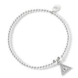 (image for) Harry Potter Sterling Silver Crystal Bracelet Deathly Hallows