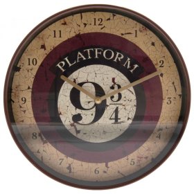 (image for) Harry Potter Wall Clock 9 & 3 Quarters