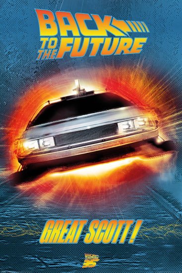 (image for) Back To The Future Poster Great Scott! 233