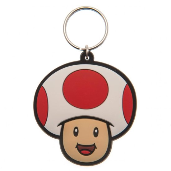 (image for) Super Mario PVC Keyring Toad