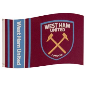 West Ham United FC Wordmark Flag