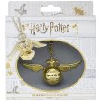 (image for) Harry Potter Gold Plated Golden Snitch Watch Necklace