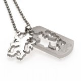 Chelsea FC Cut Out Lion Dog Tag & Chain