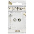 (image for) Harry Potter Silver Plated Earrings 9 & 3 Quarters