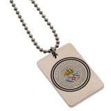 Manchester City FC Enamel Crest Dog Tag & Chain