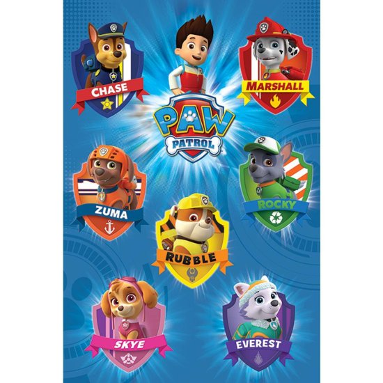 (image for) Paw Patrol Poster Crests 74