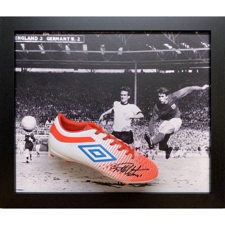 (image for) England FA Hurst Signed Boot (Framed)