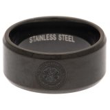 Celtic FC Black IP Ring Large