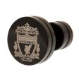 (image for) Liverpool FC Black IP Plated Stud Earring