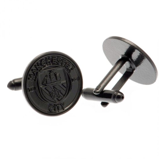 (image for) Manchester City FC Black IP Cufflinks