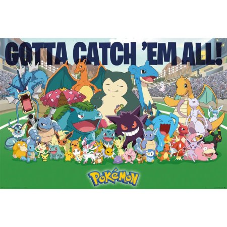 (image for) Pokemon Poster All Time Favourites 187