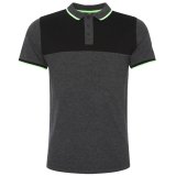 (image for) Liverpool FC Neon Panel Polo Mens Charcoal Medium