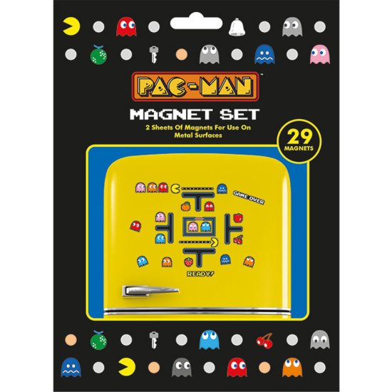 (image for) Pac-Man Fridge Magnet Set