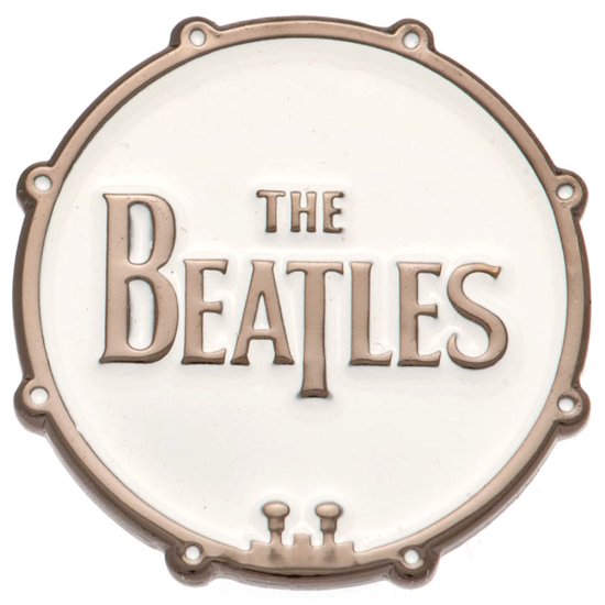 (image for) The Beatles Badge Bass Drum