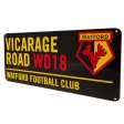 (image for) Watford FC Colour Street Sign