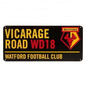 Watford FC Colour Street Sign