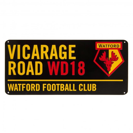 (image for) Watford FC Colour Street Sign