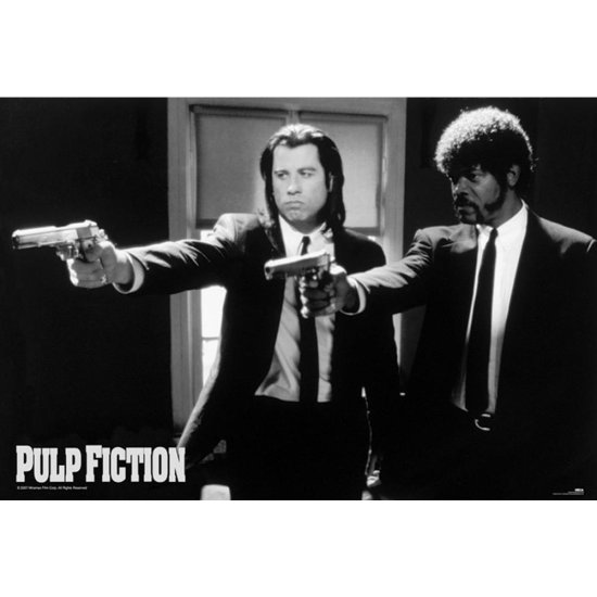 (image for) Pulp Fiction Poster Guns 154