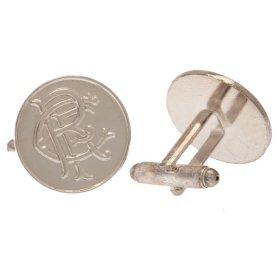 (image for) Rangers FC Silver Plated Formed Cufflinks