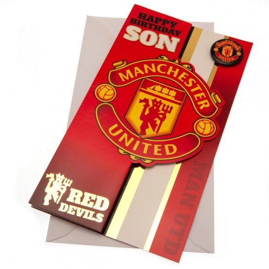 (image for) Manchester United FC Son Birthday Card