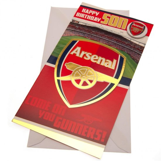 (image for) Arsenal FC Son Birthday Card - Click Image to Close