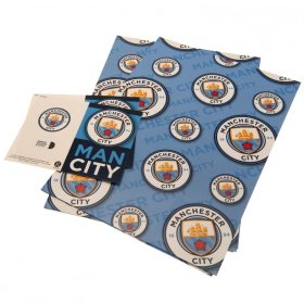 Manchester City FC Crest Gift Wrap