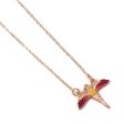 (image for) Harry Potter Rose Gold Plated Necklace Fawkes