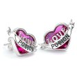 (image for) Harry Potter Sterling Silver Crystal Earrings Love Potion