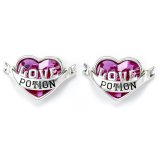 (image for) Harry Potter Sterling Silver Crystal Earrings Love Potion