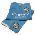 (image for) Manchester City FC Shirt & Short Set 6-9 Mths SQ