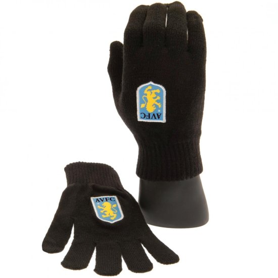 (image for) Aston Villa FC Knitted Gloves Junior