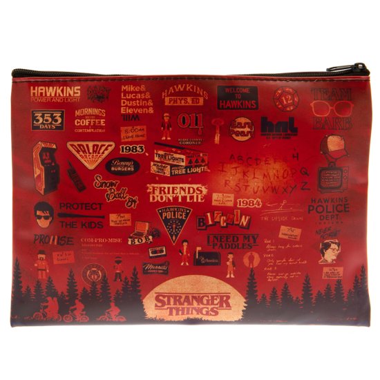 (image for) Stranger Things Pencil Case Upside Down