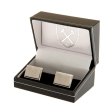 (image for) West Ham United FC Stainless Steel Cufflinks