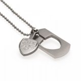 (image for) Arsenal FC Cut Out Crest Dog Tag & Chain