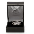 (image for) Arsenal FC Black Inlay Ring Small