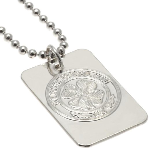 (image for) Celtic FC Silver Plated Dog Tag & Chain