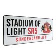 (image for) Sunderland AFC White Street Sign