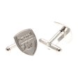 (image for) Arsenal FC Sterling Silver Crest Cufflinks