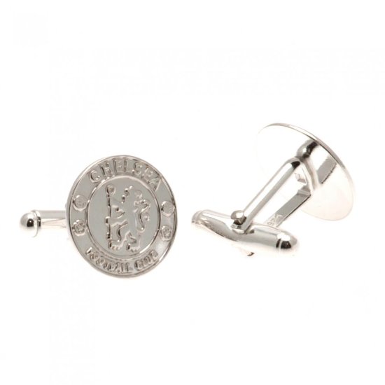 (image for) Chelsea FC Sterling Silver Crest Cufflinks