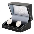 (image for) Celtic FC Sterling Silver Crest Cufflinks