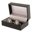 (image for) Rangers FC Sterling Silver Scroll Crest Cufflinks