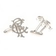 (image for) Rangers FC Sterling Silver Scroll Crest Cufflinks