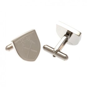 (image for) West Ham United FC Stainless Steel Formed Cufflinks