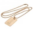 (image for) Tottenham Hotspur FC Gold Plated Dog Tag & Chain