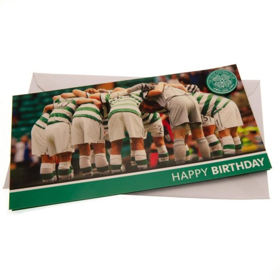 (image for) Celtic FC Huddle Birthday Card