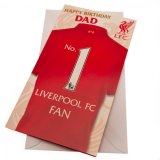 (image for) Liverpool FC No. 1 Dad Birthday Card