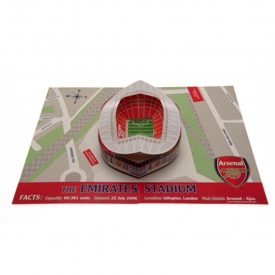 (image for) Arsenal FC Pop-Up Birthday Card
